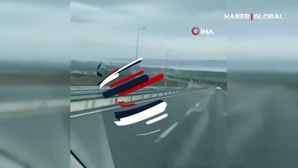 TEM Otoyolu'nda korku dolu anlar! Sürücüler karşılarında görünce dehşete düştü