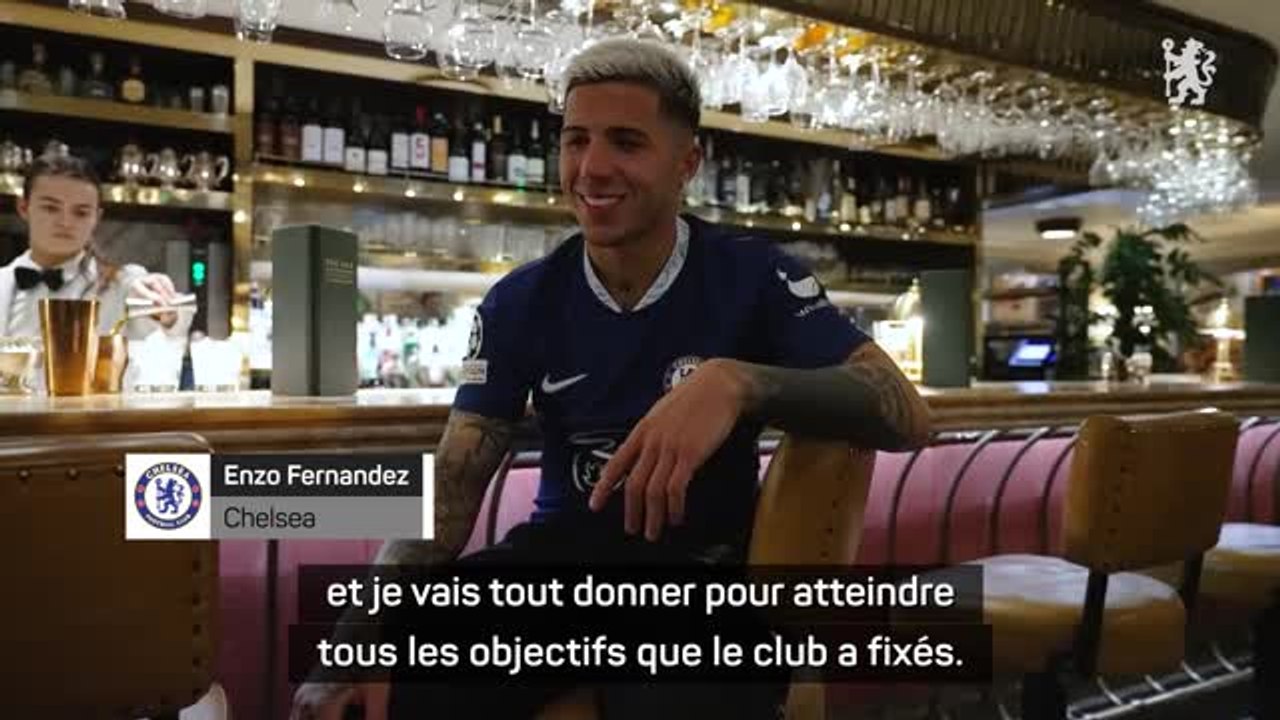 Chelsea - Enzo Fernandez : "Je vais tout donner pour atteindre tous les objectifs que le club a fixés"