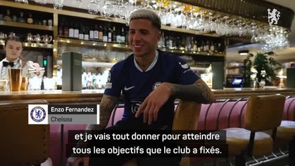 Chelsea - Enzo Fernandez : "Je vais tout donner pour atteindre tous les objectifs que le club a fixés"