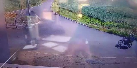 Vídeo mostra último momentos de mototaxista antes de desaparecer na Fercal