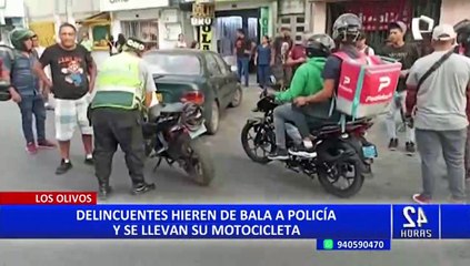 Suboficial de la PNP se recupera satisfactoriamente tras ser baleado por delincuentes