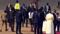 البابا فرنسيس يصل إلى جنوب السودان
