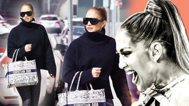 Ben Affleck's wife JLo looks fierce as she hits a dance studio in LA