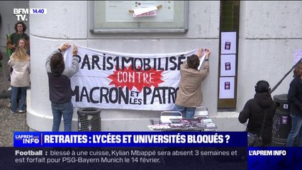 Descargar video: Contre la réforme des retraites, les syndicats lycéens et étudiants appellent au blocage les 7 et 11 février