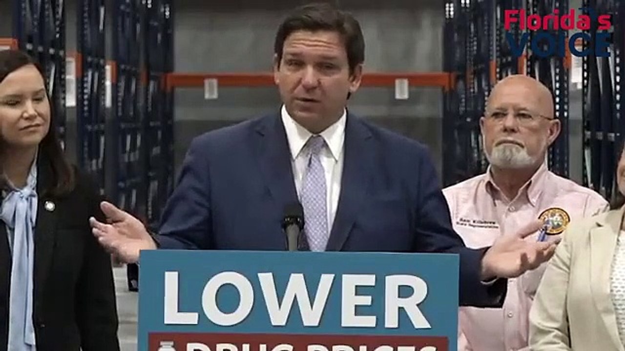 Gov. Ron DeSantis files lawsuit against the FDA for holding out on approving Florida's application to lower drug prices for Floridians  "After 630 days, we still sit here waiting for an answer. It's our view that we've waited long enough."
