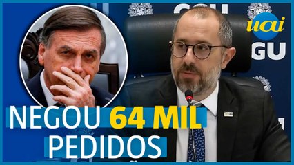 Bolsonaro negou mais de 64 mil pedidos de acesso à informação