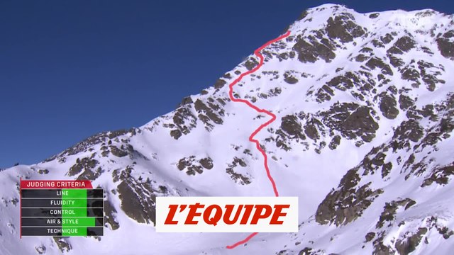 le run d'Estelle Rizzolio en Andorre - Adrénaline - Snowboard freeride