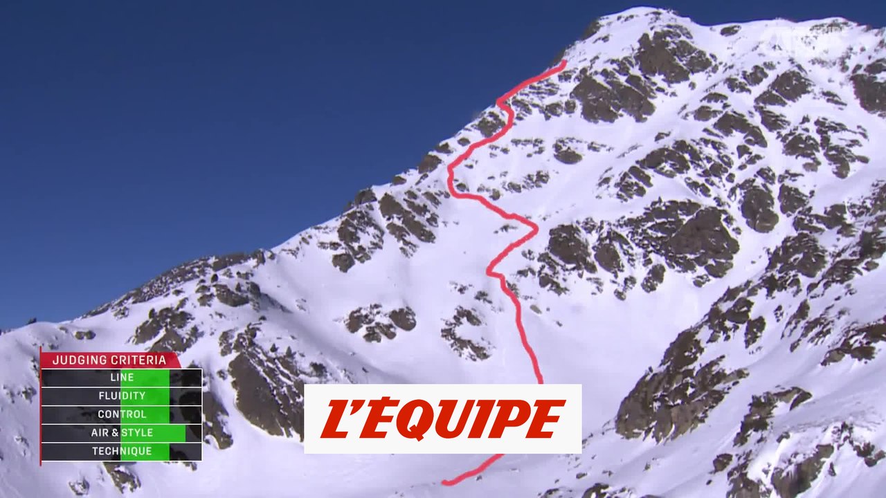 le run d'Estelle Rizzolio en Andorre - Adrénaline - Snowboard freeride