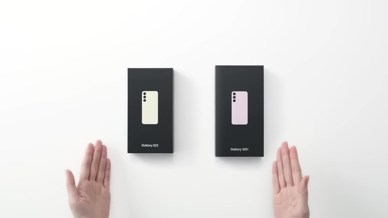 Das Samsung Galaxy S23 und S23+ im Unboxing