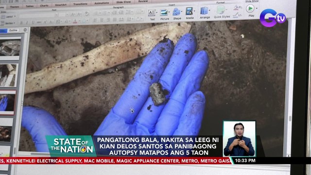 Pangatlong bala, nakita sa leeg ni Kian delos Santos sa panibagong autopsy matapos ang 5 taon | SONA