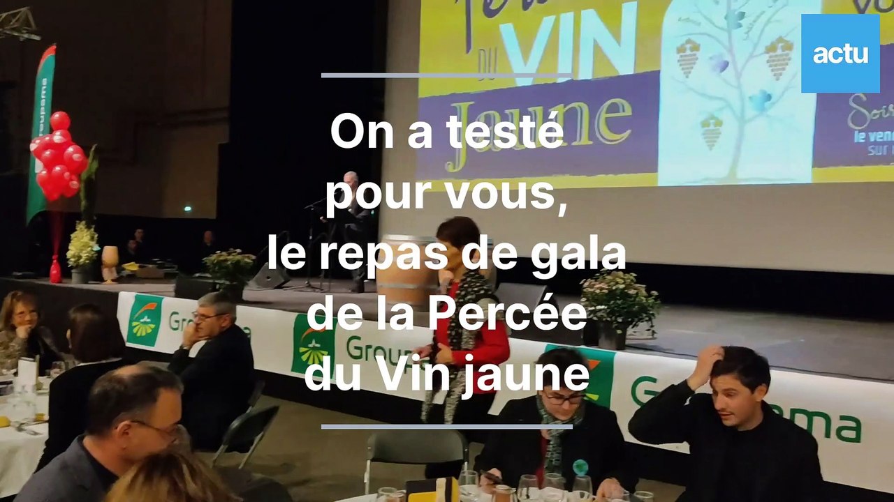 On a testé pour vous, le repas de gala de la Percée du Vin jaune