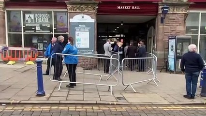 Arriving at Eddie Butler's Memorial