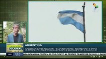 Argentina: Gobierno extiende programa de precios justos hasta junio