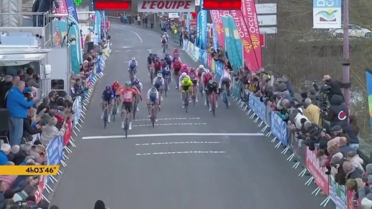 Etoile de Bessèges 2023 - Arnaud De Lie encore et le plus fort sur la 3e étape et le Belge solide leader de Bessèges