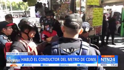 Habló el conductor de Metro que chocó en México: “El túnel estaba muy oscuro”