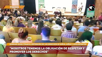 "Nosotros tenemos la obligación de respetar y promover los derechos"