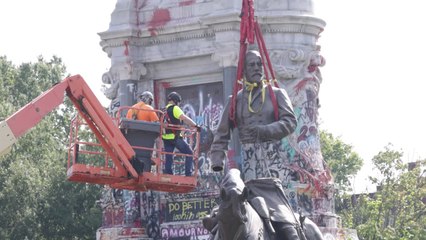Las estatuas derribadas de Richmond