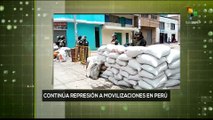 Conexión Global 03-02: Perú: Continúa represión a manifestantes con decenas de heridos