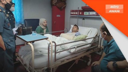 Digigit Beruang | Anggota bomba bantuan stabil selepas pembedahan