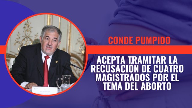 Conde Pumpido acepta tramitar la recusación de cuatro magistrados por el tema del aborto