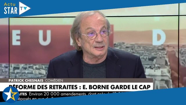 Pascal Praud les larmes aux yeux en plateau après lecture du texte de Patrick Chesnais pour son fils