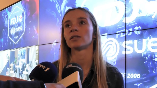 Cyclisme - Interview 2023 - Evita Muzic de la FDJ Suez : le Tour de France Femmes, je n'en suis pas encore là à cause de mon genou mais j'espère que tout va s'arranger car là, c'est frustrant