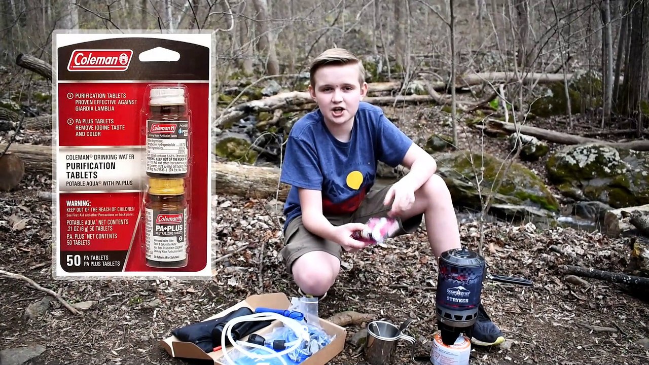 Water Purification Hiking Merit Badge Scout Eric Adventures video