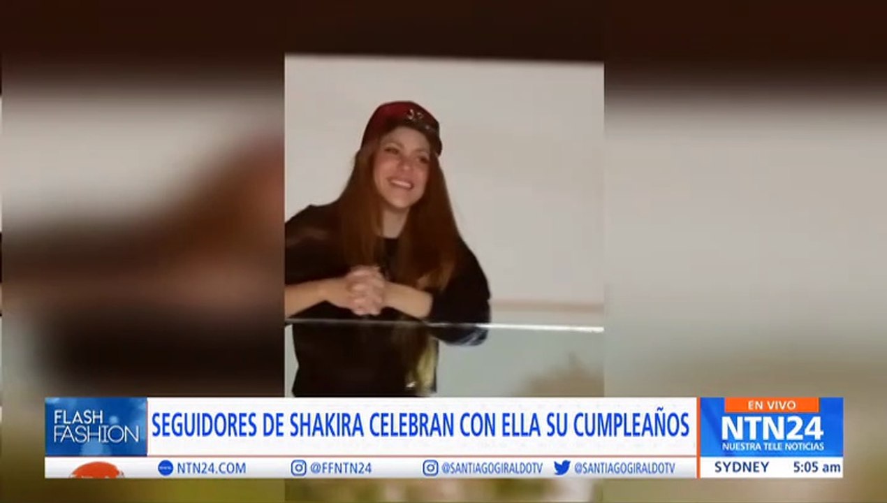 Video: seguidores de Shakira llegaron a su casa para celebrar su cumpleaños 46