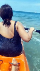 Kayaking Fail in the Sea