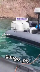 Uno de los vídeos de narcolanchas en TikTok