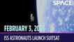 OTD In Space – February 3: ISS Astronauts Launch SuitSat