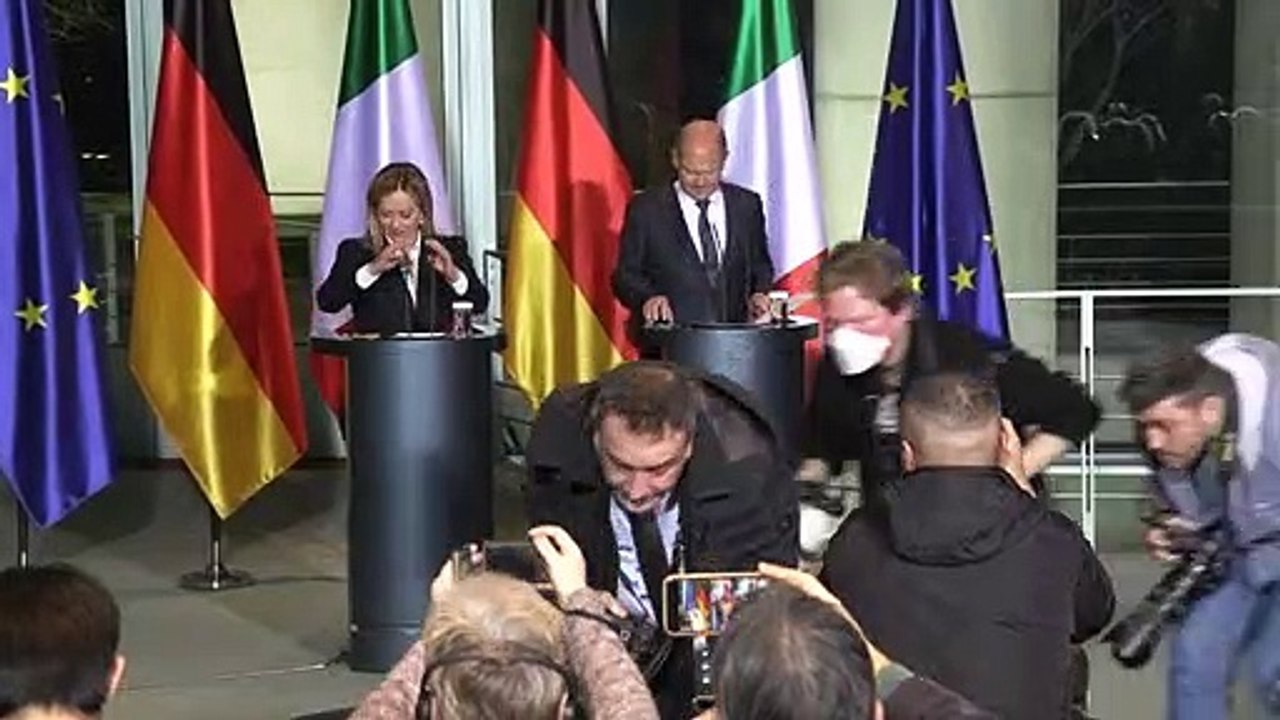 Scholz empfängt Italiens Regierungschefin Meloni in Berlin