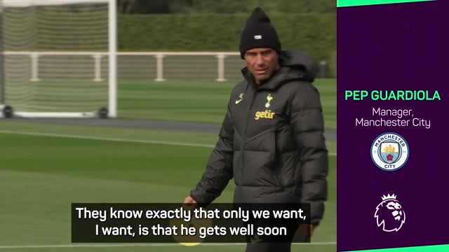 Guardiola and Stellini hopeful Conte can return for Spurs v City