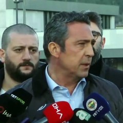 Ali Koç TFF önünde gözdağı verdi