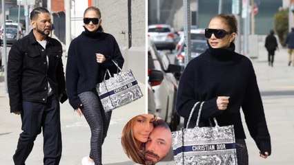 Jennifer Lopez took fitness fashion to a whole new level as she  in Los Angeles on Thursday.