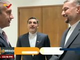 Vpdte. Sec. del Área Económica Tareck El Aissami se reúne con el Min. de Asuntos Exteriores de Irán
