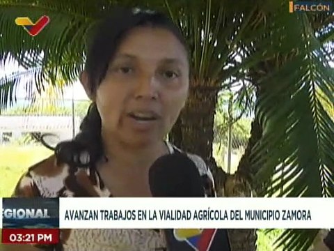 Avanzan trabajos de la vialidad agrícola en el municipio Zamora del estado Falcón