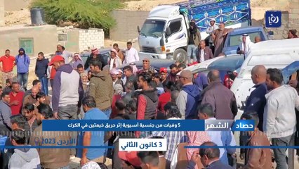 حصاد الأردن في شهر كانون الثاني/ يناير 2023 