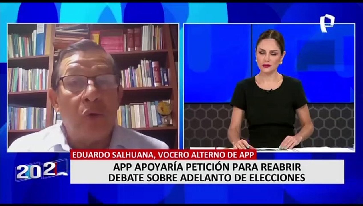Ernesto Blume critica propuesta de adelanto de elecciones: "Es patear el tablero constitucional"