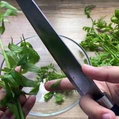 Cara Siang Sayur Pucuk Paku  l  Tip & Trik