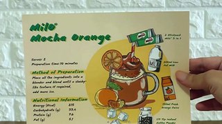 Milo Mocha Orange & Milo Berry Yogurt Smoothie  Minit Ekspress