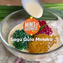 Sagu Gula Melaka  Minit Ekspress