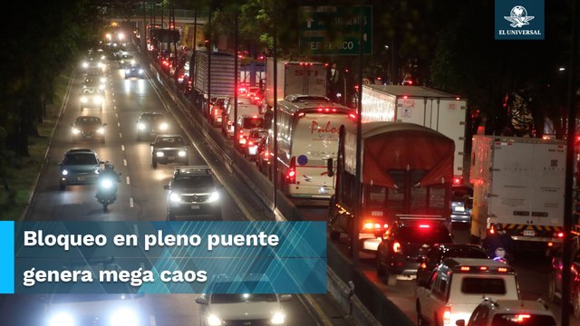 Por protesta, capitalinos sufren y viven caos para salir de la CDMX