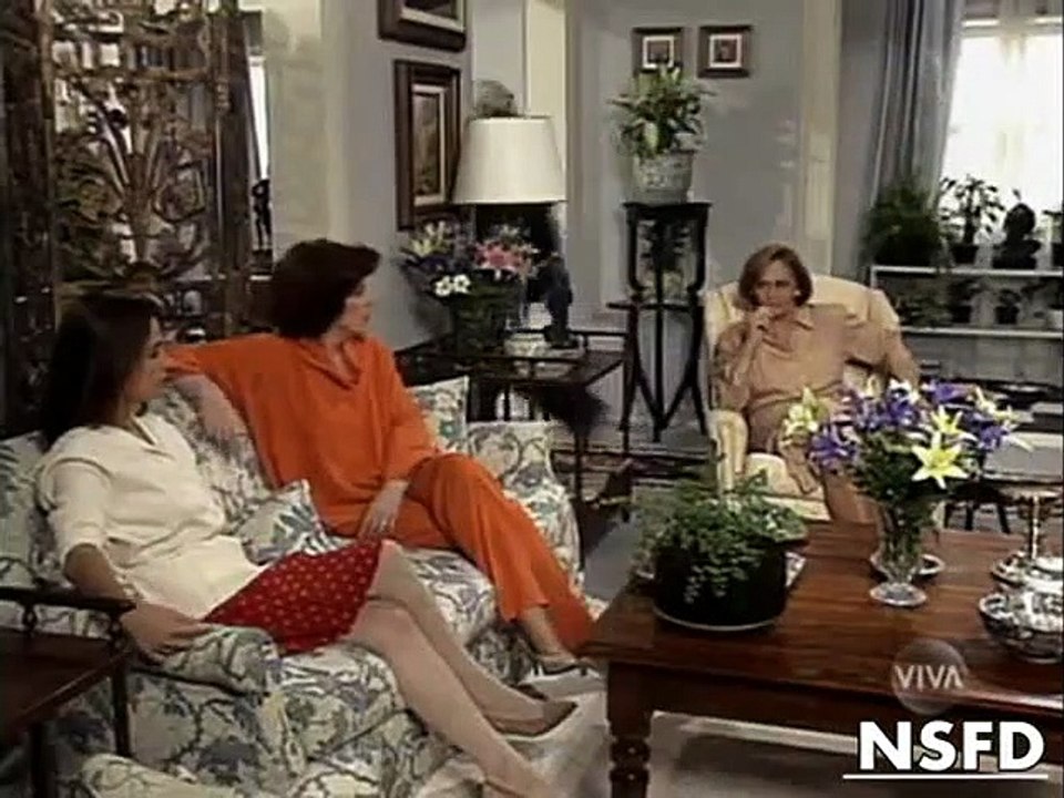 Novela Felicidade (1991) - Alma discute com Débora