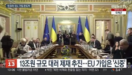 우크라 "연내 가입 협상 개시"…EU는 "목표 달성해야"