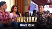 Govinda Gives His Blessings To Akshay Kumar & Sonakshi | Holiday3 | Movie Scene
