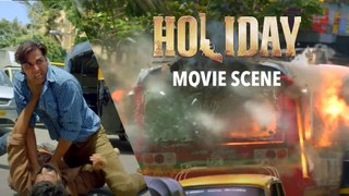 Akshay Kumar Chases The Terrorist | Holiday1 | Movie Scene
