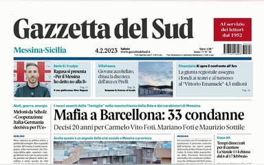 Rassegna stampa 04-02-23 edizione Messina