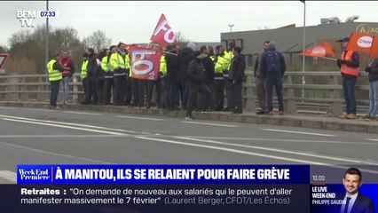 Retraites: ces salariés se relaient pour faire grève