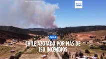 Más de 170 incendios arrasan el centro y sur de Chile | 13 muertos y un centenar de casas destruidas